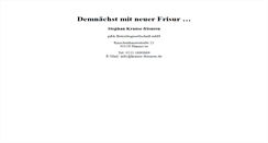 Desktop Screenshot of krause-frisuren.de