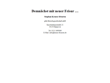 Tablet Screenshot of krause-frisuren.de